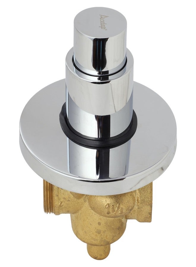 Acetap Fully Brass 40 mm 1.1/2 Bsp Inlet Female Thread Outlet Male Metropole Auto Closing System Touch push button Toilet Flush Valve, Durable, Easy Installation, 1 pcs. - Image 5